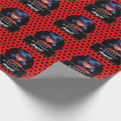 Papier Cadeau Anniversaire de la fille de la coccinelle (Coin)