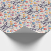 Papier Cadeau Anniversaire de l'éléphant mignon (Coin)