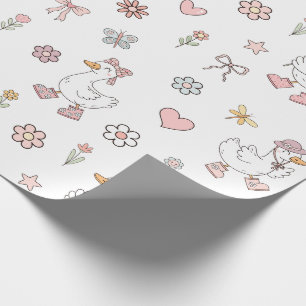 Papier Cadeau Anniversaire de l'oie sotte