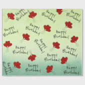 Papier Cadeau Anniversaire de Lover (Plat)