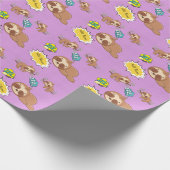 Papier Cadeau Anniversaire de naissance bébé avec nom personnali (Coin)