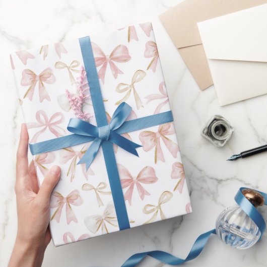 Papier Cadeau Anniversaire de Pink Bows (Cadeaux)