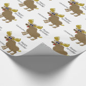 Papier Cadeau Anniversaire d'élan (Coin)