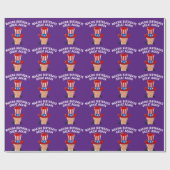 PAPIER CADEAU ANNIVERSAIRE D'ENFANCE DONALD TRUMP (Plat)