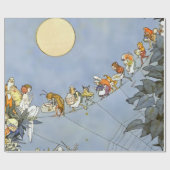 Papier Cadeau "Anniversaire des fées" par Heath Robinson (Plat)