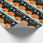 Papier Cadeau Anniversaire d'Halloween personnalisé (Coin)