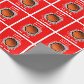Papier Cadeau Anniversaire du basket-ball créatif (Coin)