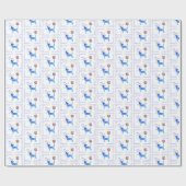 Papier Cadeau Anniversaire du Chihuahua (Plat)