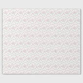 Papier Cadeau Anniversaire du Mariage de coeur embarqué 3D éléga (Plat)