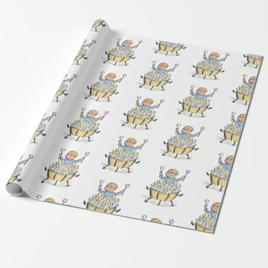 Papier Cadeau Anniversaire du Timpani (Déroulé)