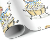 Papier Cadeau Anniversaire du Timpani (Coin rond)