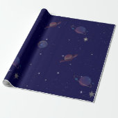 Papier Cadeau Anniversaire Espace | Papier d'embal (Déroulé)