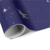 Papier Cadeau Anniversaire Espace | Papier d'embal (Coin rond)