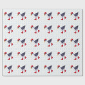 Papier Cadeau Anniversaire Fun Jote Seagull Bird (Plat)