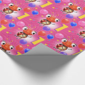 Papier Cadeau Anniversaire Garçon ou fille 1 Ladybug papier d'em (Coin)