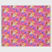 Papier Cadeau Anniversaire Garçon ou fille 2 âge Ladybug papier (Plat)
