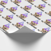 Papier Cadeau Anniversaire Golden Retriever (Coin)