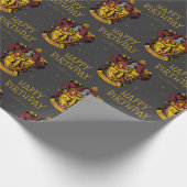 Papier Cadeau Anniversaire Harry Potter | Tableau noir Gryffindo (Coin)