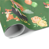 Papier Cadeau Anniversaire Irlandais (Coin rond)