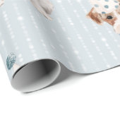 Papier Cadeau Anniversaire Jack Russell Casquette de la fête des (Coin rond)