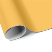 Papier Cadeau Anniversaire Jaune (Coin rond)