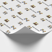 Papier Cadeau Anniversaire mignon Couple 🎉 Vieillir ensemble Ca (Coin)