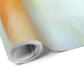 Papier Cadeau Anniversaire moderne Noël Abstrait Art Cool cadeau (Coin rond)