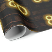 Papier Cadeau Anniversaire Neon 80 Connexion en brique (Coin rond)