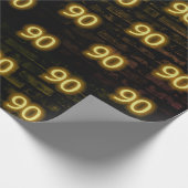 Papier Cadeau Anniversaire Neon 90 Connexion en brique (Coin)