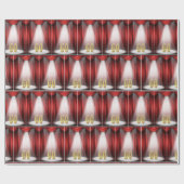 Papier Cadeau Anniversaire Numéro 60 dans les vedettes (Plat)