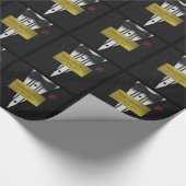 Papier Cadeau Anniversaire personnalisé Ajouter un nom (Coin)