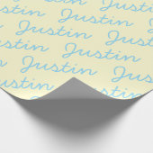 Papier Cadeau Anniversaire Personnalisé Nom de la fête Papier d' (Coin)