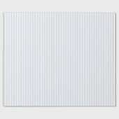 Papier Cadeau Anniversaire Rayures Blanc Bleu Clair (Plat)