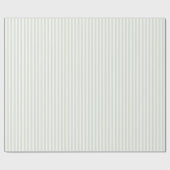 Papier Cadeau Anniversaire Rayures Blanches Menthe (Plat)