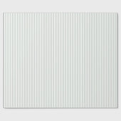 Papier Cadeau Anniversaire rayures blanches menthe chic (Plat)