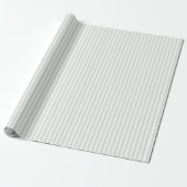 Papier Cadeau Anniversaire rayures blanches menthe chic (Déroulé)