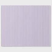 Papier Cadeau Anniversaire Rayures Doubles Blanc Violet (Plat)