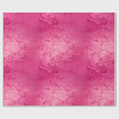 Papier Cadeau Anniversaire rose chic Glamour féminin (Plat)