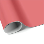 Papier Cadeau Anniversaire Rouge Chic (Coin rond)