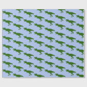 Papier Cadeau "Anniversaire-Saurus" Dinosaure fête d'anniversair (Plat)