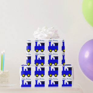 Papier Cadeau Anniversaire Train