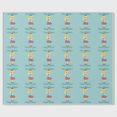 Papier Cadeau Anniversaire Wonderland Papier à enveloppement cad (Plat)