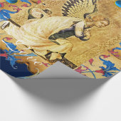 PAPIER CADEAU ANNONCE ANGEL PARCHEMENT FLORAL DE NOËL (Coin)