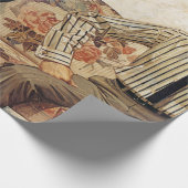 Papier Cadeau Annonce de Arrow Collar, 1912 par Leyendecker (Coin)