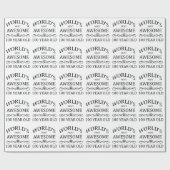 Papier Cadeau Ans les plus impressionnants du monde 100 (Plat)