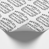 Papier Cadeau Ans les plus impressionnants du monde 30 (Coin)