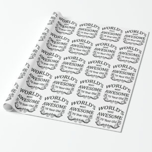 Papier Cadeau Ans les plus impressionnants du monde 70