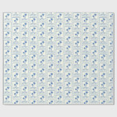 Papier Cadeau Anse Bleue (Plat)
