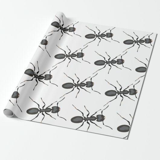 Papier Cadeau Ant réaliste (Déroulé)