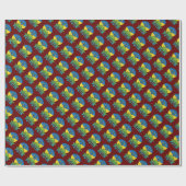 Papier Cadeau Anti Poutine Pro Ukraine (Plat)